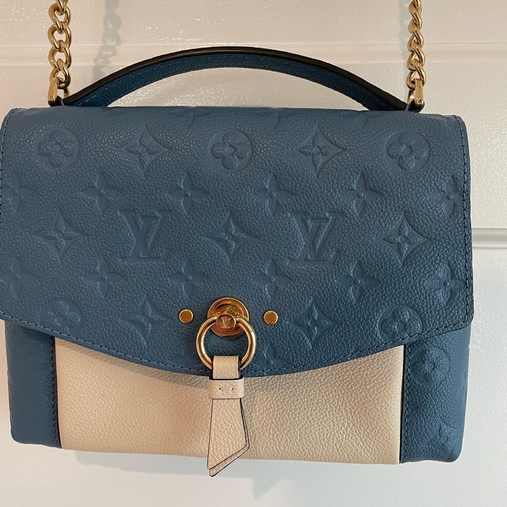 Monogram Empreinte leather Louis Vuitton Blanche